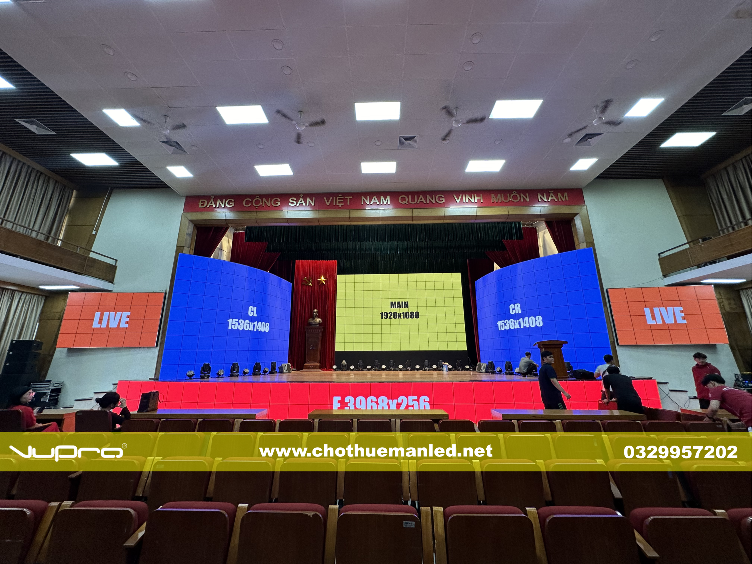 Cho thuê màn hình led - vupro