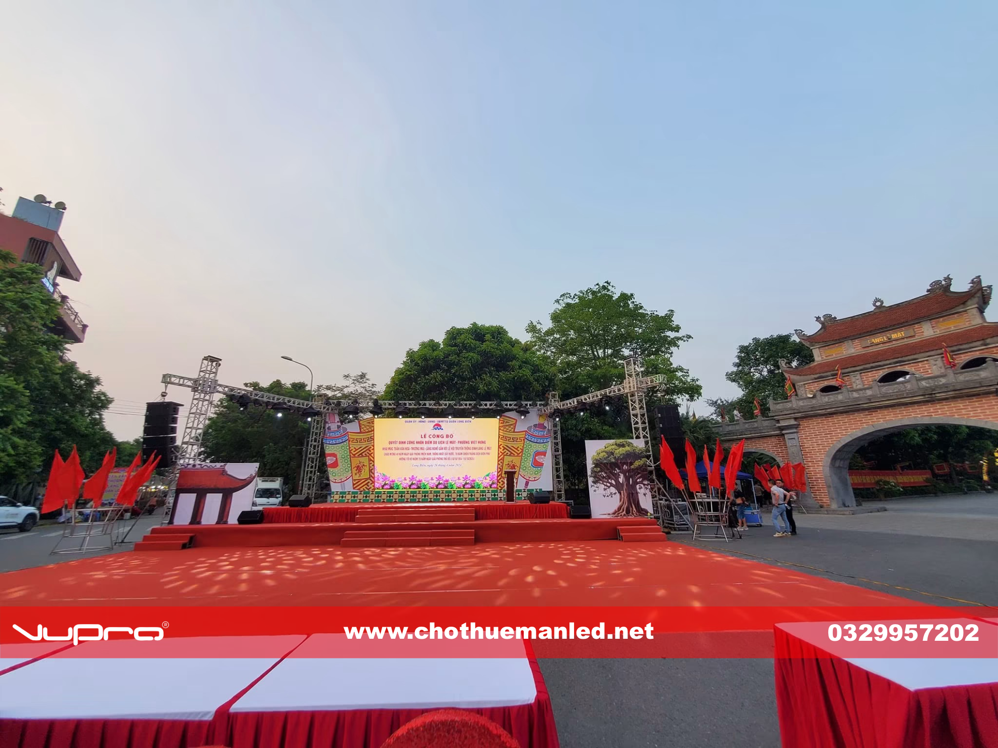 cho thuê sân khấu tại hà nội